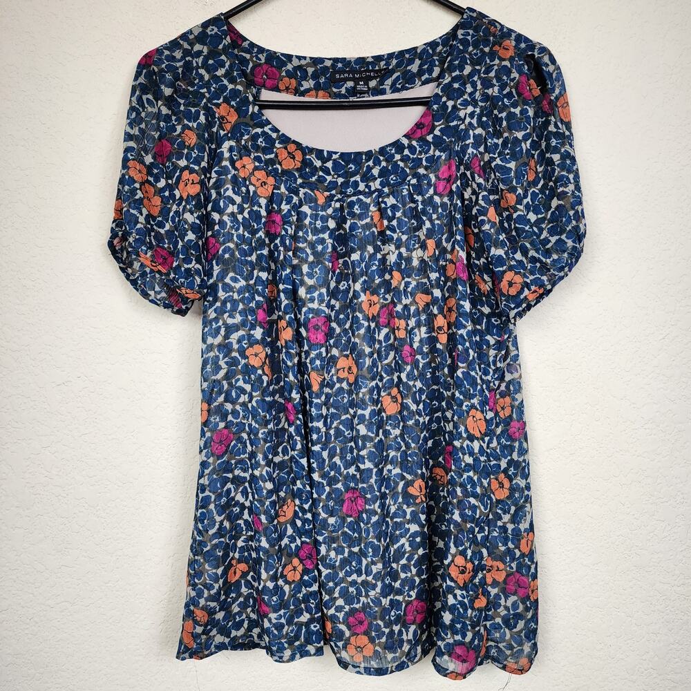 Sara Michelle Medium Cold Shoulder Blouse